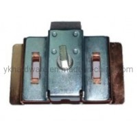 Silver Lock and Door Latch Access Panel