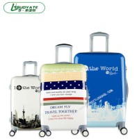 Customized Printed PC Luggage with Your Own Logo Design (A0007)