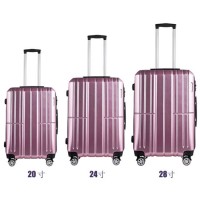Rose Pink Women Traveling Luggage