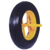 Solid Wheel with Steel Rim 14 Inch Surface: Powder Coated