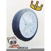 Hot Sale Durable 8 Inch Solid Rubber Wheel