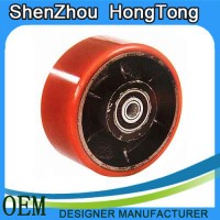 PU Wheel with Iron Centre for Forklift Fittings