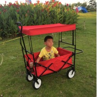 Folding Shopping Garden Wagon Service Cart