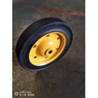 Natural Customized 3.50-8 /4.00-8 Muiticolour Rubber Soild Wheel (13X3)