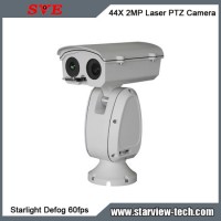 44X 2MP IR Laser Starlight Defog Security IP PTZ Camera