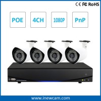 Hot New 1080P 4CH CCTV Security System Poe NVR Kits