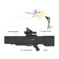 55W Portable Drone Shield That Disable Drone Controlled Signals GPS Wi-Fi Anti Drone Gun