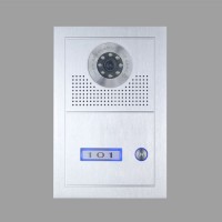 Doorphone-One User Aluminum Alloy Panel Door Unit for 4-Wire Intercom System