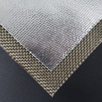 High Temperature Heat Resistant Thermal Insulation Aluminum Basalt Fabric