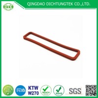 Manufacture Supply Customized FDA Silicone Rectangular Rubber Seal with Lips