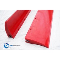 Polyurethane Roller with Steel Core PU Scraper Blades for Conveyor Belts Cleaning