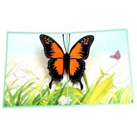 Amazon Creative Openwork Butterfly Greeting Card 3D Three-Dimensional Greeting Card Supplied by The