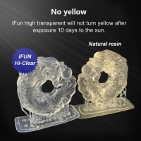Ifun Liquid Photopolymer UV Resin 405nm Transparent High Clear No Yellow Resin for LCD DLP 3D Printe