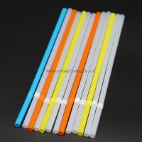 Eco-Friendly Disposable PLA Biodegradable Plastic Straws Flexible Bendy Drinking Straws Customizable