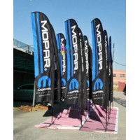 Custom Print Outdoor Advertising Display leaf/Bow/Teardrop/Vetical/Feather/Swooper/Beach Sports Even