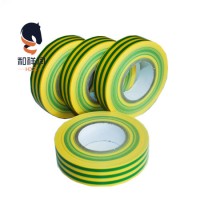 Yellow Green Non Flammable PVC Electrical Insulation Tape