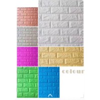 3D Foam Wallpaper Color 3D Wall Brick