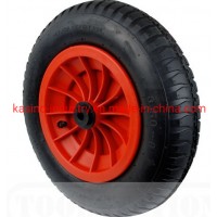 15 Inch Wheelbarrow Inflatable Wheel/Air Wheel 3.50-8 with Plastic Rim