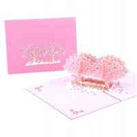 Mother's Day Three-Dimensional Greeting Card Cherry Blossom Birthday Blessing South Korea Creat