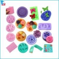 Silicone Chocolate Rose Mold Easy Washing Heat Resistant