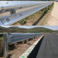 Galvanized Highway Safety W Beam Guardrail