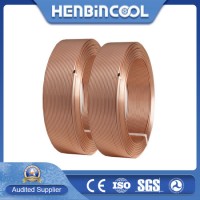 Henbin Level Wound Coil Refrigeration Parts Copper Tube for HVAC  Copper Coil