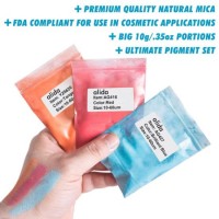 Mica Powder Pigment for Epoxy Resin Wood Works DIY Crafts
