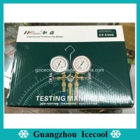 Refrigerant Pressure Gauge High and Low Dual Pressure Testing Manifold Gauge CT-536g for R22  R134A
