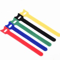 Adjusable Reusalbe Customized Print Buckled Nylon Printed Hook Loop Tie for Cable Wire Hose