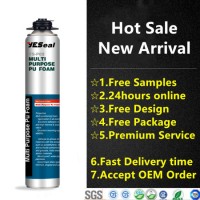 Free Samples 750ml Polyurethane PU Foam Sealant Spray Adhesive