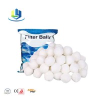 40mm Pillow Material Rain Water Pool Filter Balls Eco-Friendly Fiber Ball
