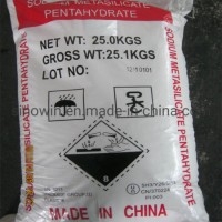 Industry Grade 5H2O Sodium Metasilicate Pentehydrate