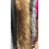 China Factory High Quality Costume Brown Plush Hair Fluffy Long Pile Faux Fur Fabric
