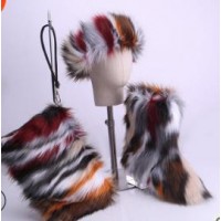 High Quality Costume Plush Hair Fluffy Long Pile Faux Fur Fabric for Girls