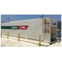 20FT and 40FT Mobile Container Station with Fuel Dispenser