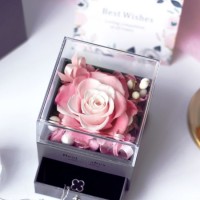 Wedding Anniversary Gifts Preserved Rose Flower Artificial Flower