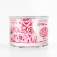 400g Factory OEM Rose Pink Hair Removal Wax Soft Wax in Tin for Faical Eyebrow Waxing