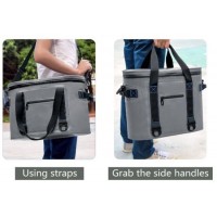 Soft Cooler Leak-Proof Soft Pack Cooler Bag Waterproof Insulated Soft Sided Cooler for Hiking  Campi