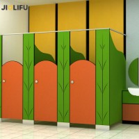 Jialifu Compact Laminate Panel Kindergarten Bathroom Cubicle