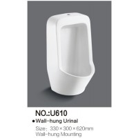 Ceramic Wall Mounted Toilet Urinal (U610)
