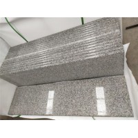 Natural Stone black/red/grey/white/pink/blue/brown polished/flamed G603 Granite stairs for indoor/ou