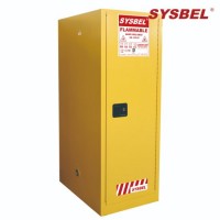 54 Gal Safety Storage Cabinet for Flammable Liquids  Hazardous Substance Storage Cabinets  Yellow (W