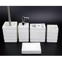 Factory Direct Household Items Polyresin Bath Accessories