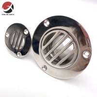 OEM Supplier Customized Stainless Steel Round Bathroom Shower Floor Drain High Polished SS316 Floor