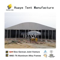 25X50m Big Aluminum Arcum Tent with Glass Walls & Doors