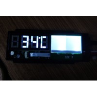 12V Input  12mm Thickness  Touch Switch with Time and Temperature  Toch Sensor Control for LED Mirro