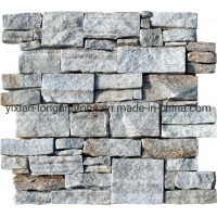 Golden Quartz Stacked Ledge Culture Stone for Wall Stone Panel