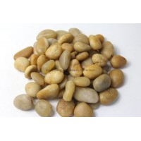 High Quality Polished Yellow Pebble Stone for Landscaping