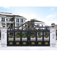 Customized Attractive Aluminum House Main Gate Design for Villa or School
