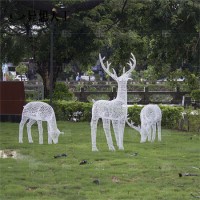 Factory Supplier Stainless Steel Sculpture Statues Custom Decoration for Outdoor Indoor Garden Publi